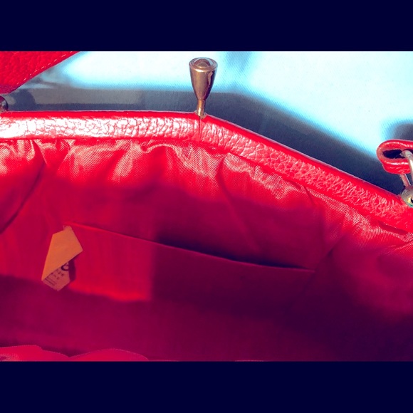 Vintage SPEARO Made In England red handbag - Picture 15 of 15